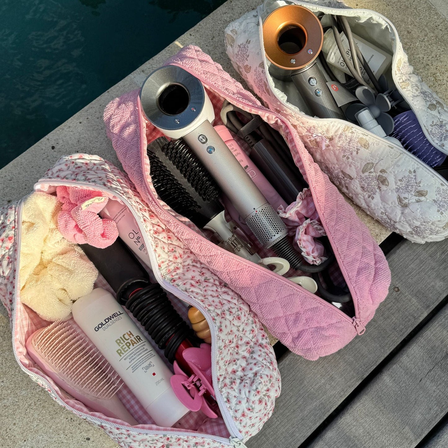 Peony Hair Tool Bag